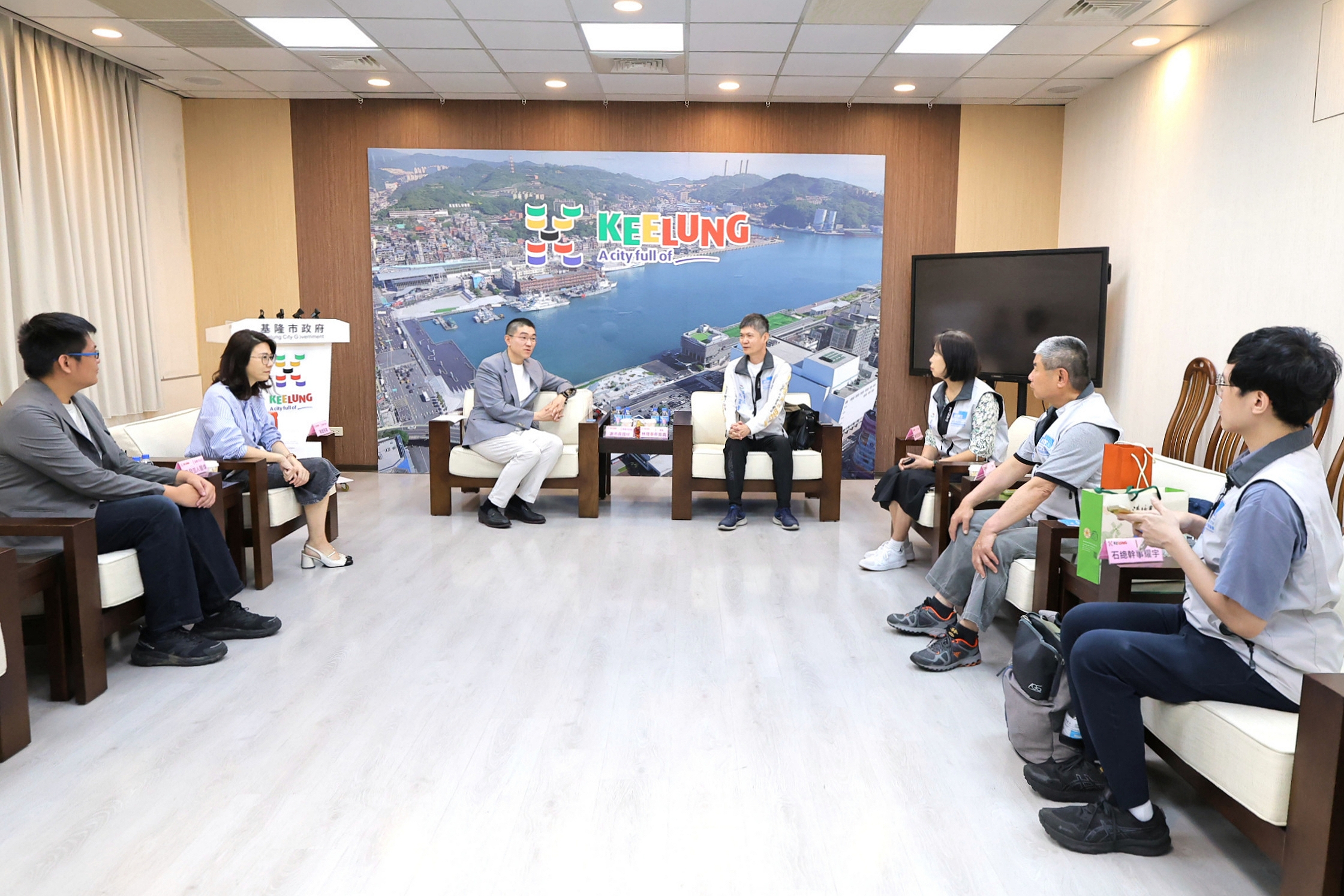 新北市記者友好交流協會拜會基隆市府 謝國樑市長盼加強媒體交流深化市政合作 4 14422