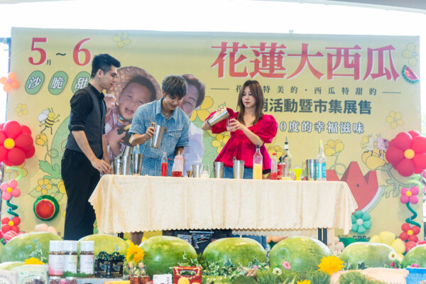 今年活動亮點之一,是邀請人氣歌手鼓鼓呂思緯與白安擔任「花蓮西瓜大使」。圖/主辦單位