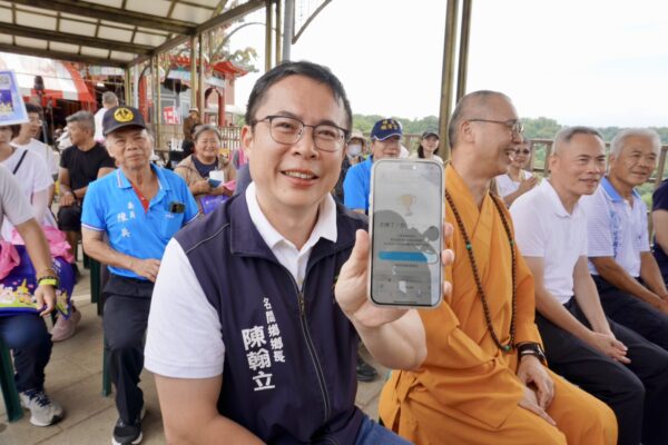 名間鄉 陳翰立鄉長,直接挑戰網路資格賽過關。圖/宗聯會