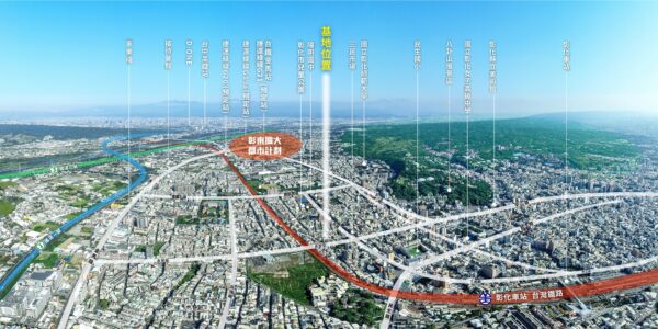 彰化市核心地段房市,位於最熱鬧的市場與美食天堂,吸引自住客與置產客的高度關注。(圖/鉅陞三福宅邸提供)