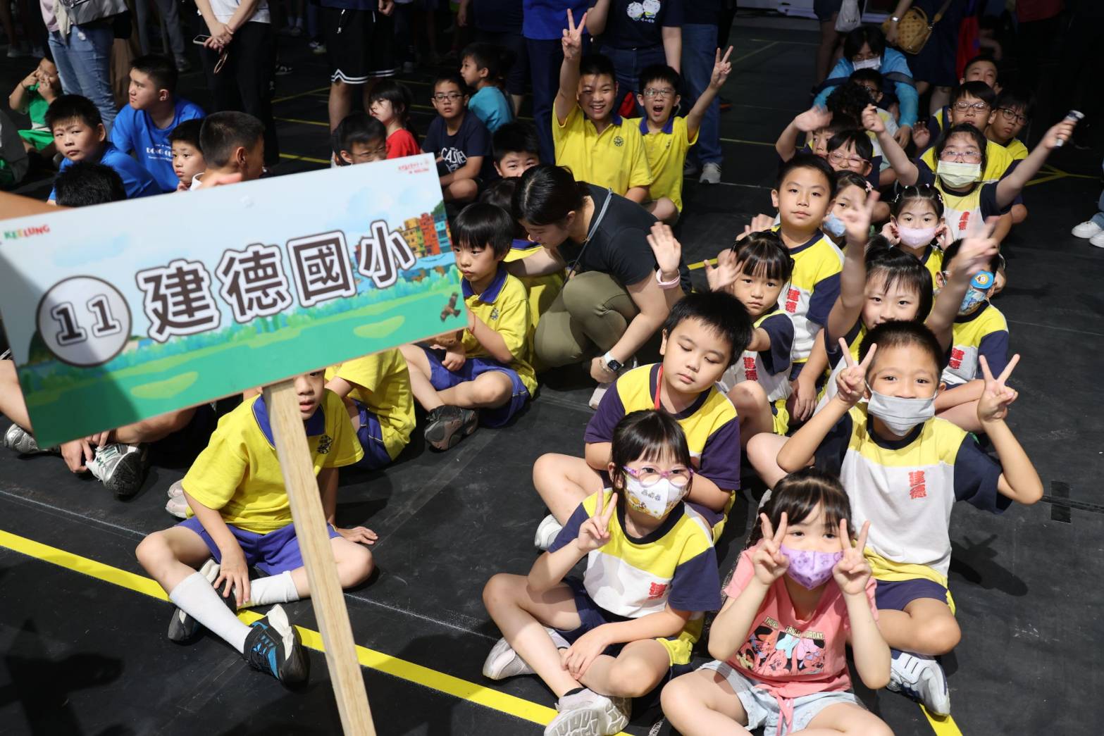 各校來參加第三屆「Unified Love」適應體育運動會的同學，都很開心地參與。