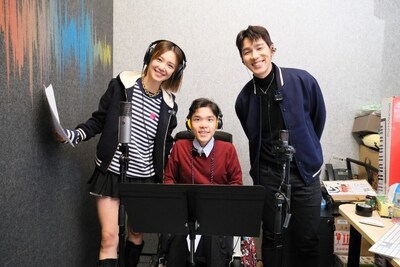 倪晨曦林奕匡助罕見病少年實現作曲夢