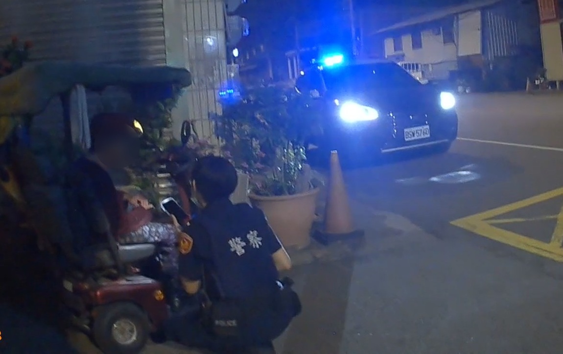 ▲圖說：王姓阿嬤騎著電動代步車沿著溪畔欣賞風景，不知不覺間迷失了方向 （圖／台中市政府 提供）