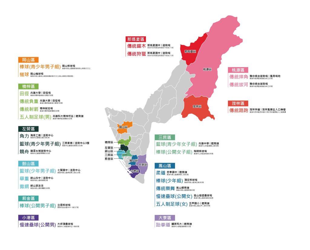 3 114年全國原住民族運動會競賽場地分布 - 報新聞 Mega News