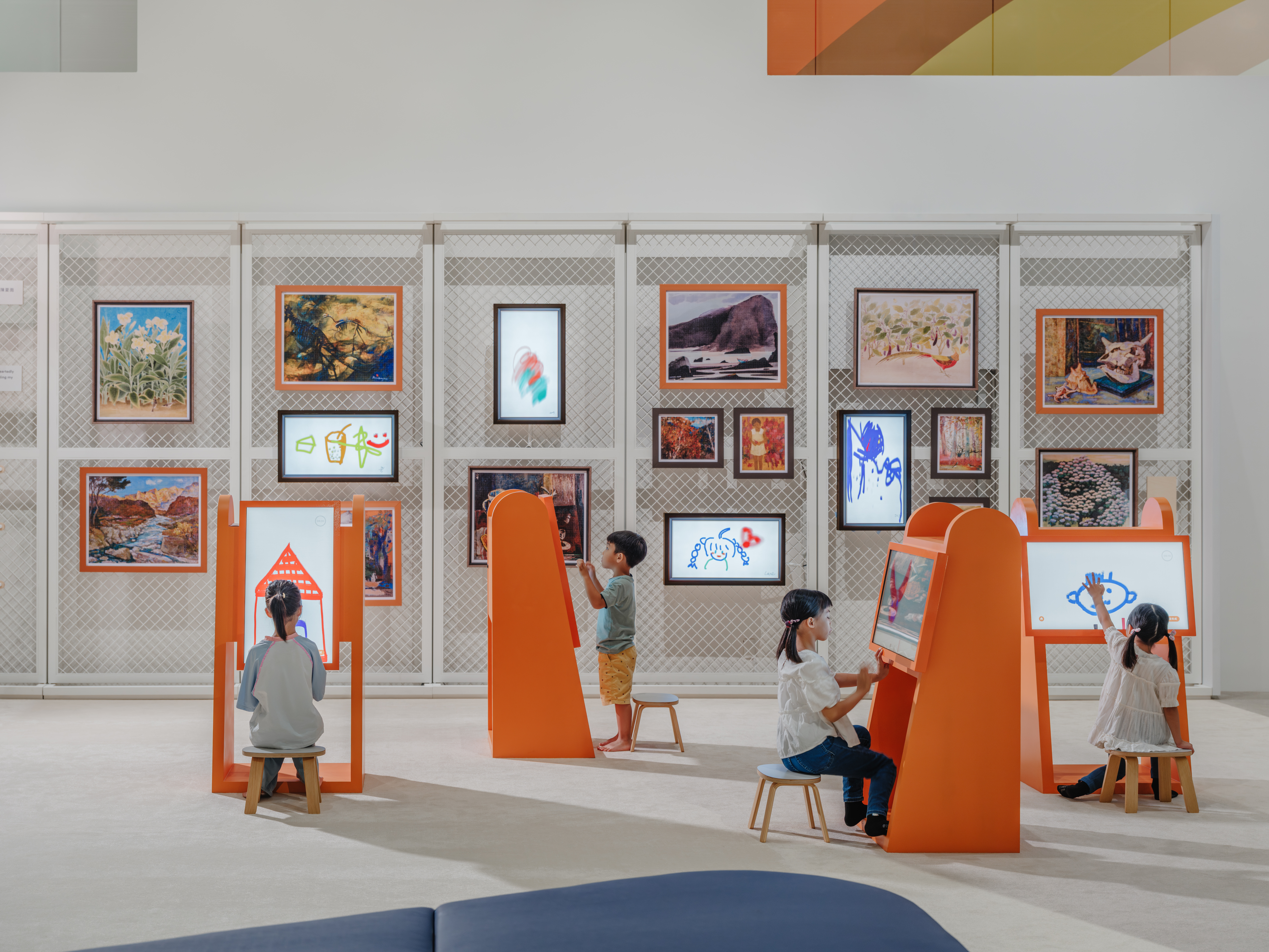 庫房裡的光典藏教育展互動裝置 圖片來源 台中市立美術館